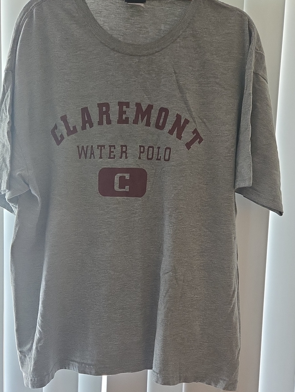 Claremont Water Polo Short Sleeve Tee - Gray